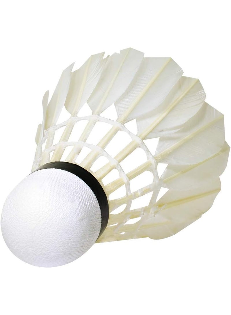 WISH W-11 Duck Feather Badminton Shuttlecocks | Tournament Quality | Pack of 12 - Image 3